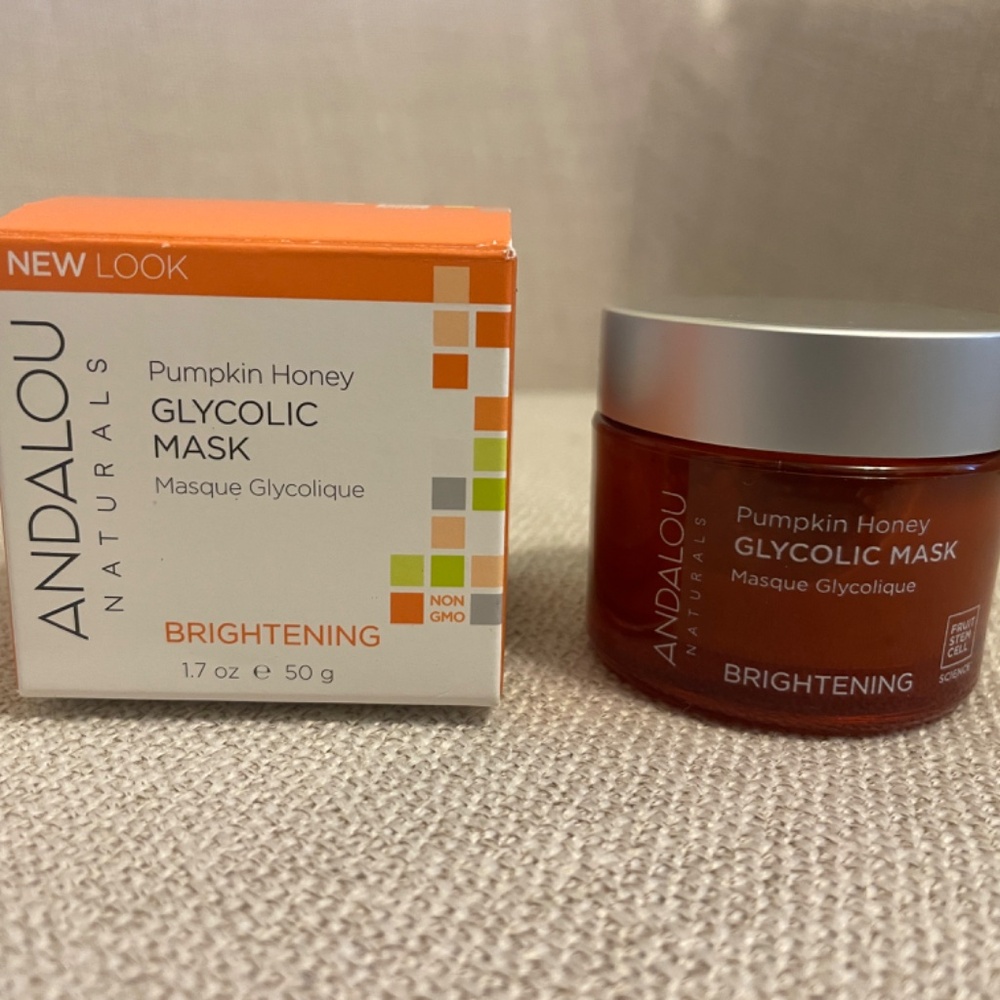 Andalou Brightening Pumpkin Honey Glycolic Mask 1.7oz